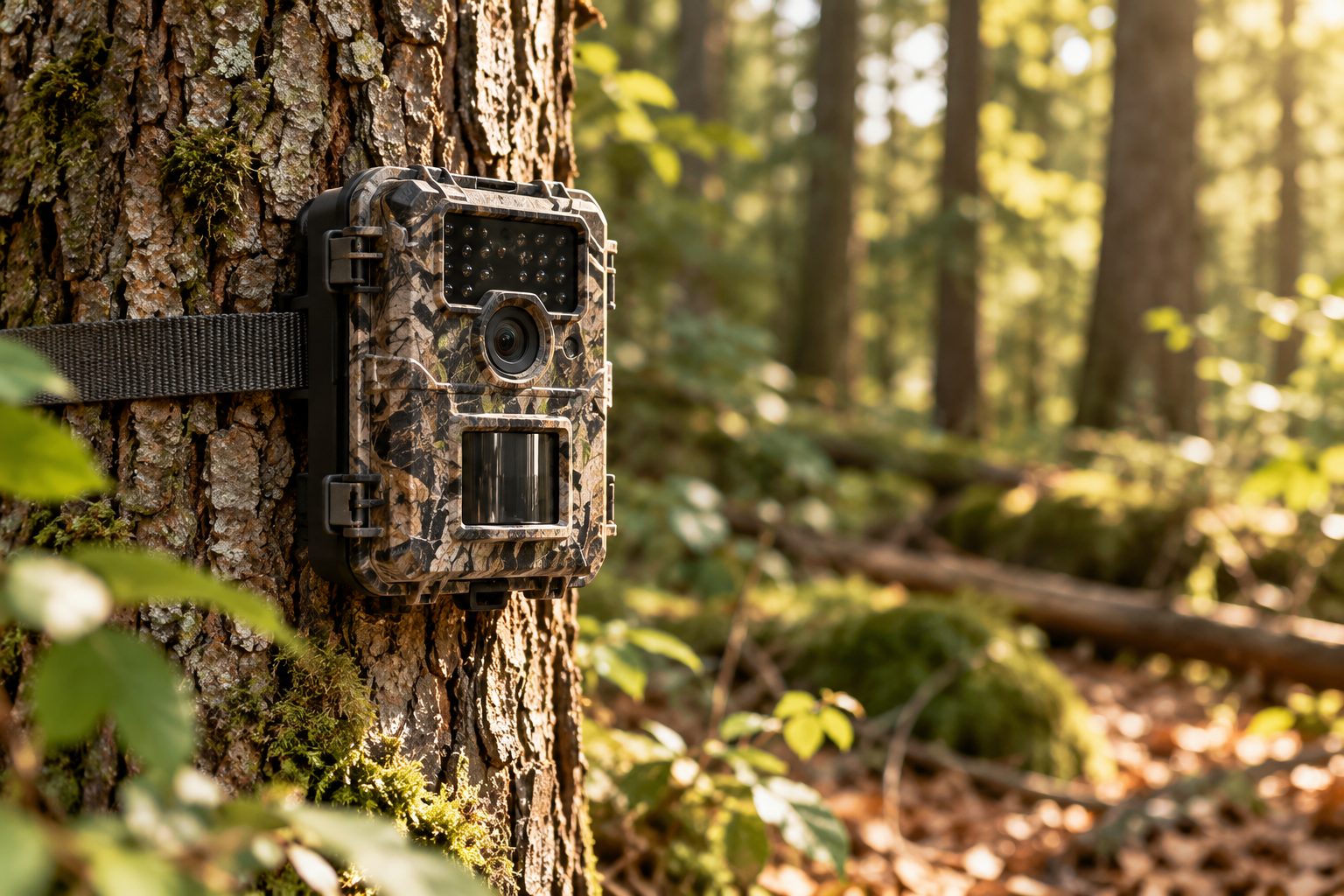 Wildkamera im Wald